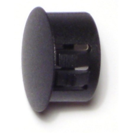 Midwest Fastener 9/16" Black Nylon Plastic Flush Head Hole Plugs 10PK 69467